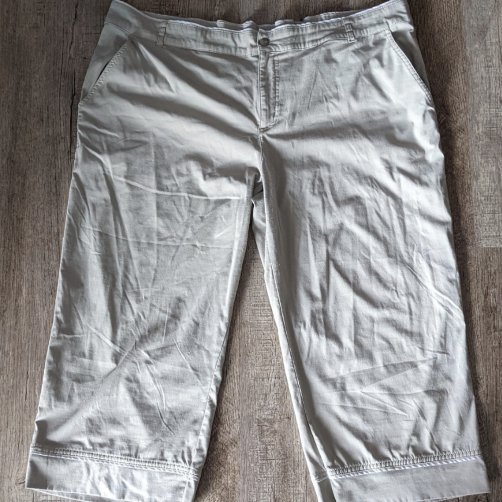 COPY - Lucy: Dry Fit style Khaki Capris